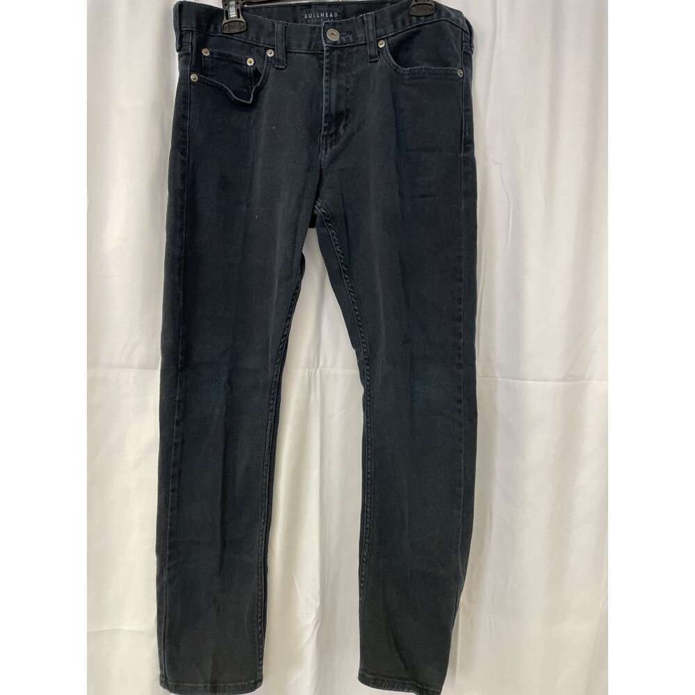 Bullhead Denim Co Mens Black Skinny Jeans Size 32 x 30 SKU 6622